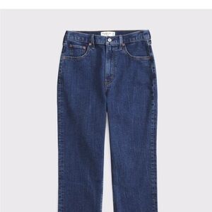 New: Abercrombie & Fitch | Ultra High Rise The Ankle Straight | Curve Love